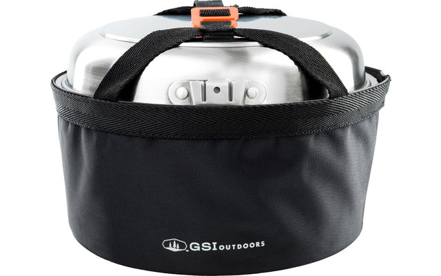 GSI Glacier Stainless Camper Cook Set incl. Packing Bag