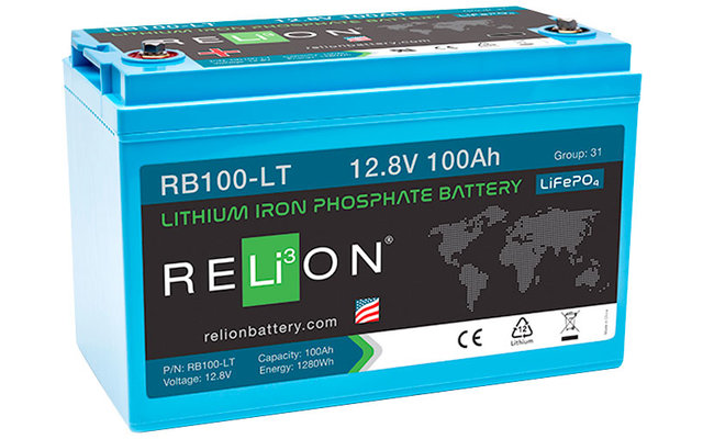 Relion RB100-LT lithium accu 12 V / 100 Ah