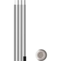 Bent Stahl Aufstellstange 