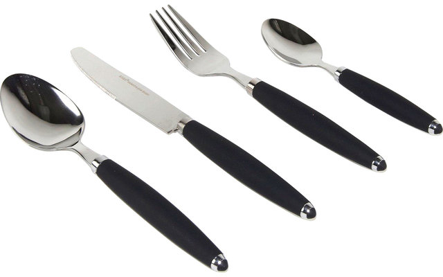 Gimex 16-Piece Stainless Steel Cutlery Set Anthracite