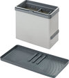 Metaltex Tidytex Spülbecken-Organizer grau