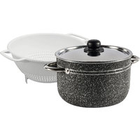 Berger Stone Rock Pasta Topfset 3-tlg. mit Antihaftbeschichtung