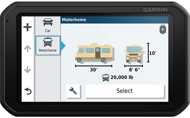 Système de navigation Garmin Camper 785 MT-D EU avec Dashcam