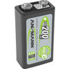 Ansmann 9 V e-block 200 mAh NiMH oplaadbare batterij oplaadbaar