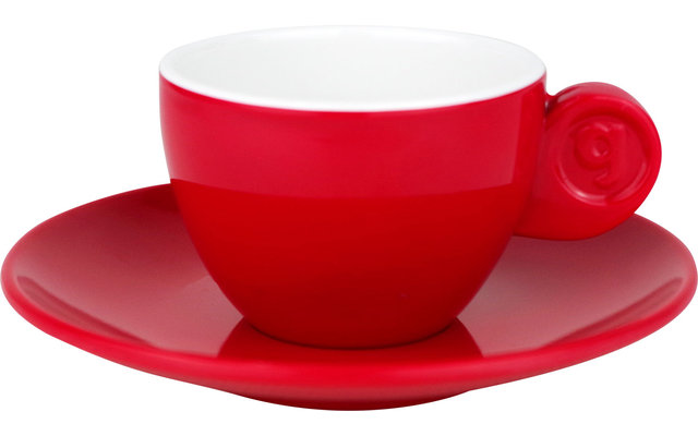 Gimex espressokopjes rood - 2-delige set