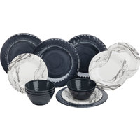 Flamefield Marble Geschirr-Set 12-tlg. für 4 Personen