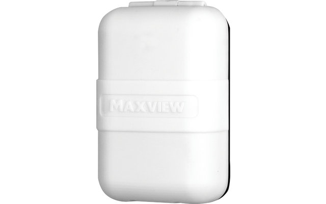 Enchufe de exterior Maxview Satellite Twin F-Connection Blanco