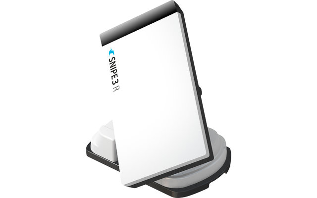 Selfsat Snipe 3 – Antenna Satellitare Automatica Ultra Piatta Per Camper, Ricezione 4K, Bianca
