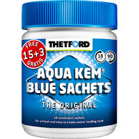 Thetford Aqua Kem Blue Sachets Sanitärzusatz 18 Tabs