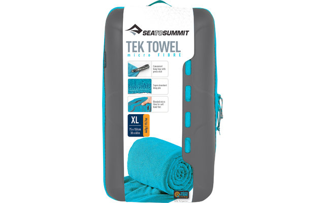 Sea to Summit TEK Terrycloth Microfibre Towel X-Large Lime