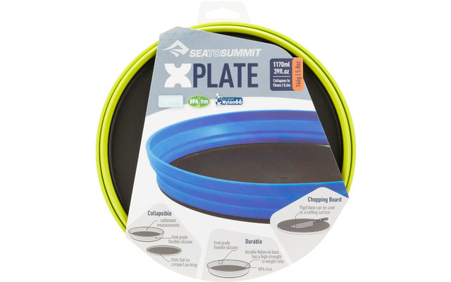 Sea to Summit X-Plate Faltbarer Suppenteller 1.170 ml lime