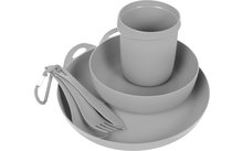 Sea to Summit DeltaLight Solo Camp Set Tableware Set for 1 person 4 pcs. light grey