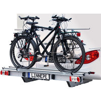 Linnepe Lastenträger Findus 2.0 für Reisemobile für 2 Fahrräder , E-Bike geeignet