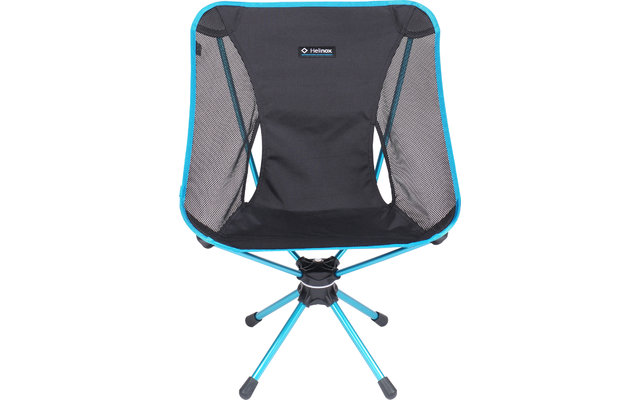 Silla giratoria de camping Helinox Swivel Chair negra