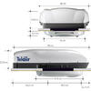Teleco Telair Silent 5400H roof air conditioner