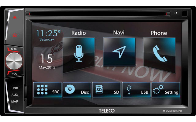 Teleco M-DVD6000 Vrachtwagen DAB Navigatie Toestel met Radio