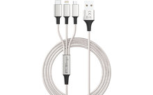 Berger 3-in-1 cavo di ricarica USB a Micro-USB / Lightning / USB-C 1,2 m