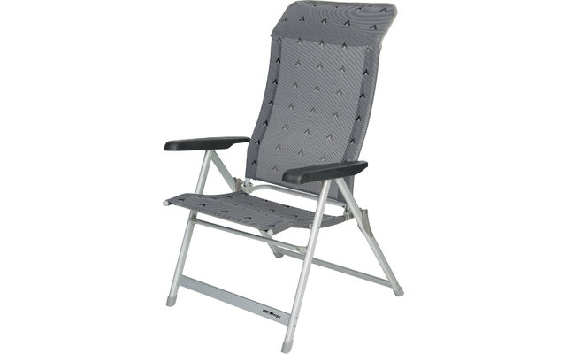 Berger Luxus campingstoel XL grijs
