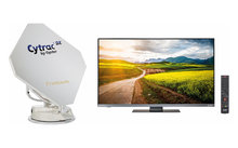 Ten-Haaft Sat-Anlage Cytrac DX Premium inkl. Fernseher Oyster TV