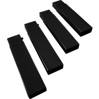 Disc-O-Bed Leg Extension (Set of 4) Black