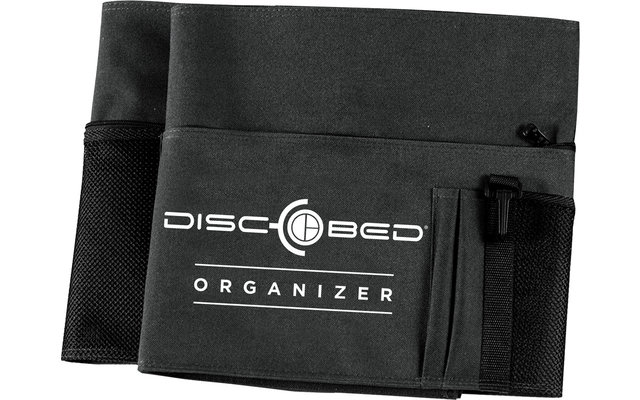 Disc-O-Bed Organizer Schwarz Seitentasche für SINGEL L und Sol-O-Cot Feldbett