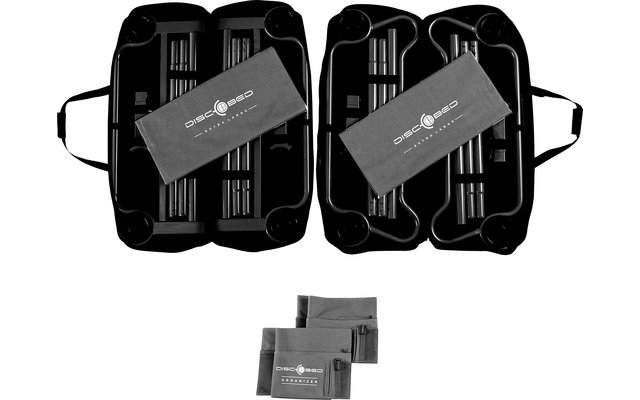 Disc-O-Bed Stockbett mit Seitentaschen XL Anthrazit
