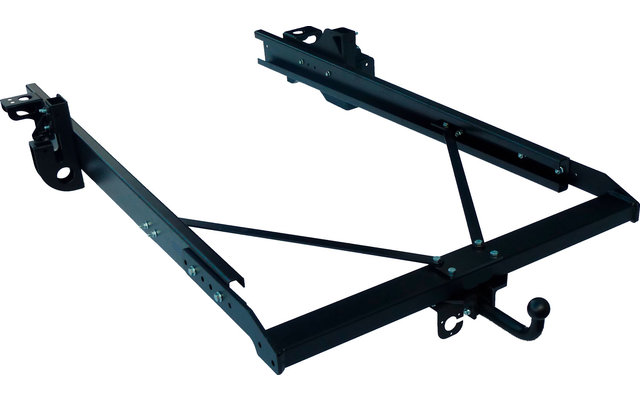 Linnepe trailer hitch for all load bearing frame extensions