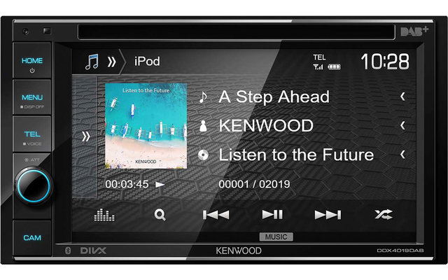Kenwood DDX4019DAB 2-DIN Moniceiver Multimedia Systeem