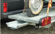 281720 - Linnepe SlidePort Lastentr&auml;ger f&uuml;r Fiat Ducato ab 07/2006 f&uuml;r 1 Roller oder 1 Motorrad langer &Uuml;berhang 1380 mm