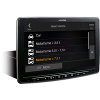 Sistema de navegación multimedia Alpine INE-F904DC para autocaravanas y camiones