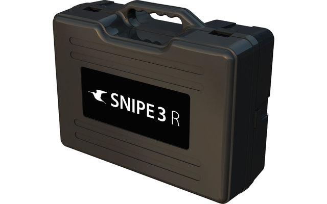 Selfsat Snipe 3 R Black Line vollautomatische Flachantenne mit Fernbedienung / Auto Skew / Twin LNB