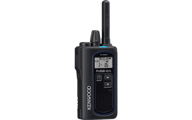 Kenwood TK-3601DE Analoog/Digitaal Handheld Radio Incl. batterij en oplaadstation