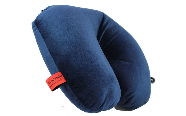 Almohada de viaje Cuddlebug 2en1 azul