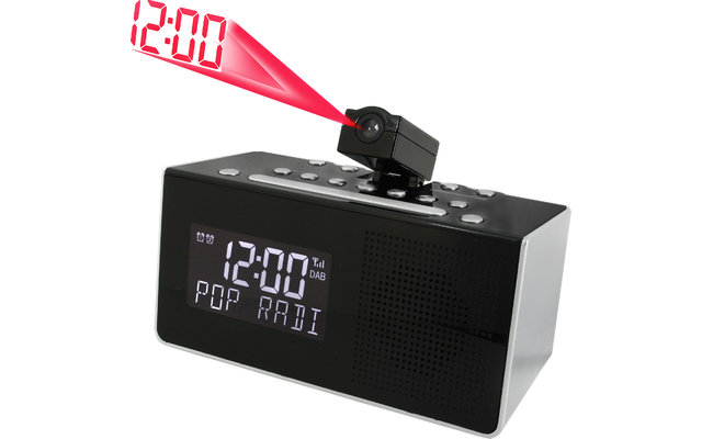 Soundmaster UR8200SI DAB+/UKW clock radio with projection