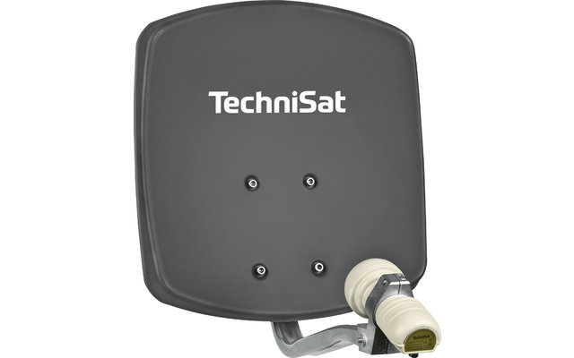 TechniSat Digidish 33 SAT-Antenne (Single-LNB) schiefergrau