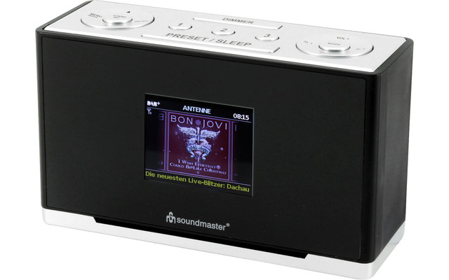 Soundmaster UR240SW Radio sveglia DAB+/UKW con display a colori nero