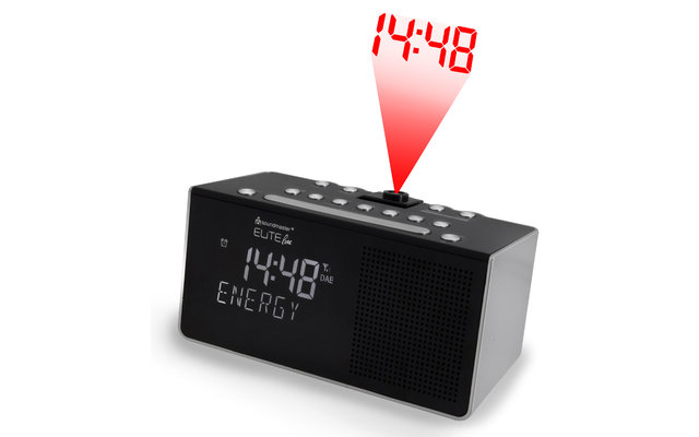 Soundmaster UR8200SI Radio Reloj DAB+/UKW con proyección