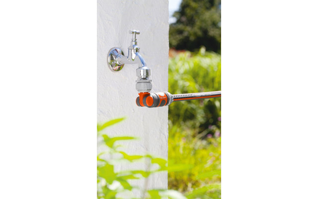 Gardena elbow tap piece for garden hose / hose reel