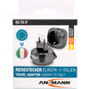 Ansmann Reisestecker / Adapter EU to IT