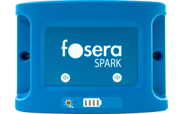 Fosera Spark 20 Solaranlagen-Set inklusive Batterie und 2 Einbaulampen