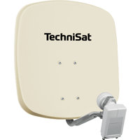 TechniSat DigiDish 45 Sat-Antenne (Universal-Twin-LNB) beige
