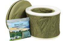 WC da campeggio Bivvy Loo portatile con borsa di trasporto verde