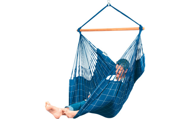 La Siesta Domingo Comfort Outdoor Hanging Chair Navy