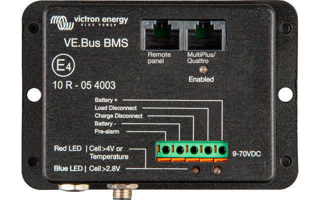 Sistema de gestión de baterías Victron VE.Bus BMS 12-200 para baterías de 12 / 24 / 48 V