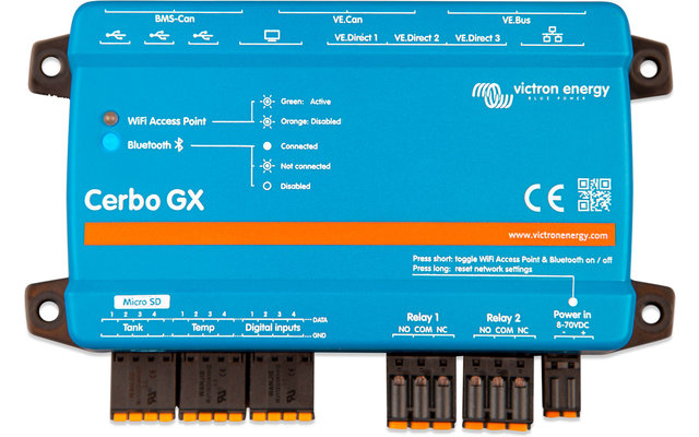 Victron cerbo GX batterijmonitorsysteem