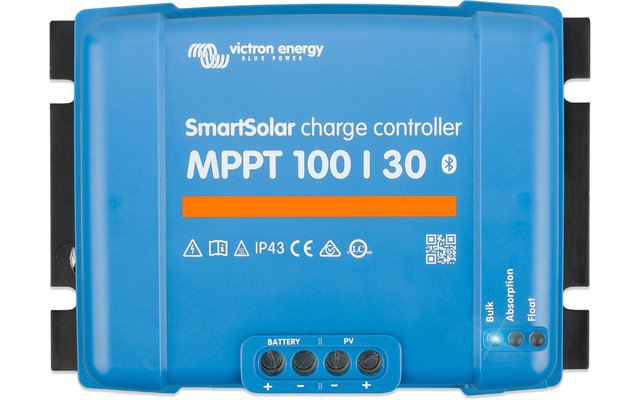 Victron SmartSolar MPPT 100/30 avec commande Bluetooth Régulateur de charge solaire 100 V / 30 A