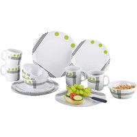 Berger serviessiet dots melamine goen - 16-delige set