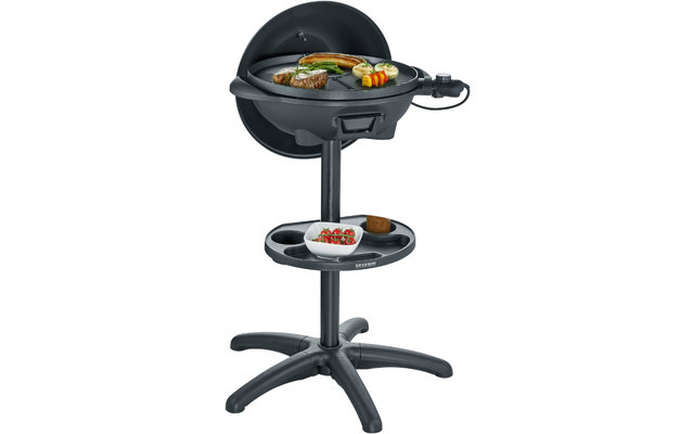 Severin electric standing grill with hood