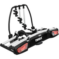 Thule VeloSpace XT3 Fahrradträger Anhängerkupplung für 3 Fahrräder Schwarz/Alu, E-Bike geeignet
