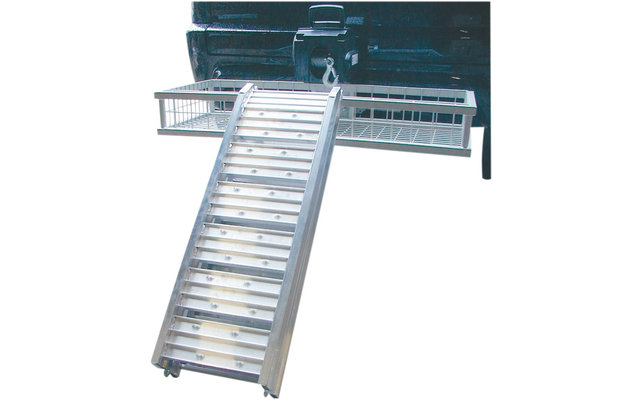 Aluminium loading ramp / drive-on ramp foldable